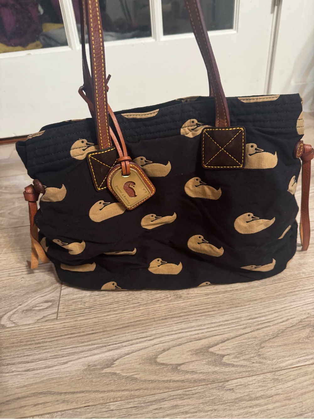 Dooney & Bourke Duck Print Large Shopper Tote